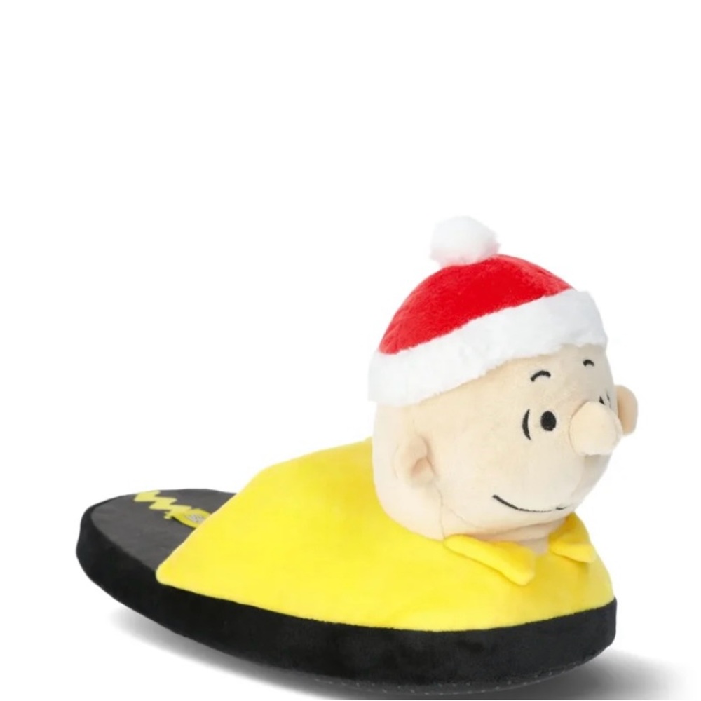 Peanuts Charlie Brown 3D Scuff Matching Family Slippers Sz 11/12 NWT Plush Cozy